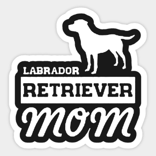 Labrador Retriever Mom Sticker